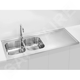 Alveus Classic Pro - Évier 1400x600 mm, inox 1132129