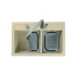Alveus Accessoires - Bac d'évier, 325x265x100 mm, perforé, acier inoxydable 1134233
