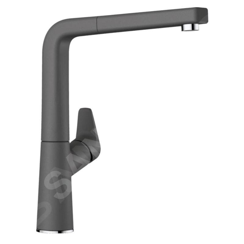 Blanco Avona S - Mitigeur d'évier avec bec extractible, gris rocher 521285