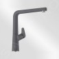 Blanco Avona S - Mitigeur d'évier avec bec extractible, gris rocher 521285