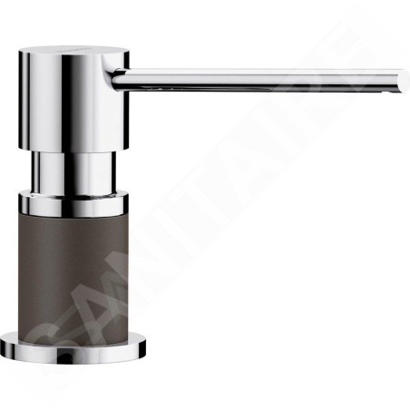 Blanco Accessoires - Distributeur de savon Lato, café / chrome 525815