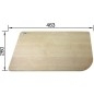 Blanco Accessoires - Planche à découper Delta II, 463x260 mm, érable 232841