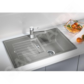 Blanco Zia 45 - Évier en silgranit, 780x500 mm, noir 526013