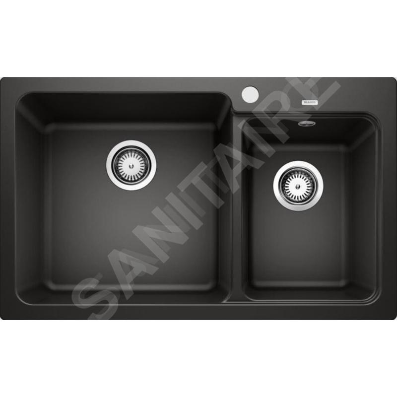 Blanco Naya 8 - Évier en silgranit, 815x500 mm, noir 525944