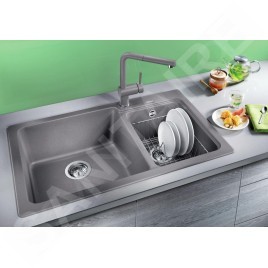 Blanco Naya 8 - Évier en silgranit, 815x500 mm, noir 525944