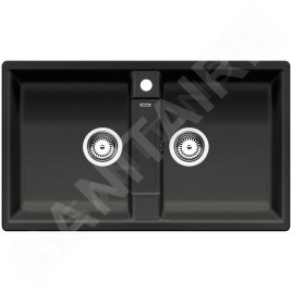 Blanco Zia 9 - Évier en silgranit, 860x500 mm, noir 526029