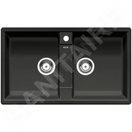 Blanco Zia 9 - Évier en silgranit, 860x500 mm, noir 526029