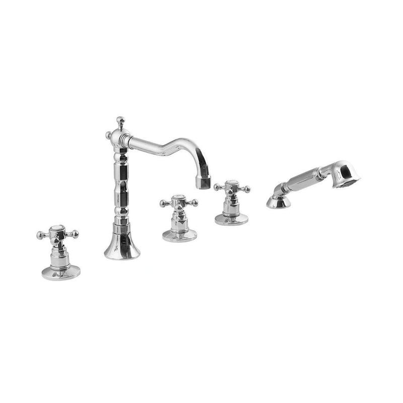 Sapho Reitano Rubinetteria Antea - Mitigeur pour rebord de baignoire, installation à 5 trous, chrome 3881 Sapho Reitano Rubinetteria Antea - Mitigeur pour rebord de baignoire, installation à 5 trous, chrome 3881