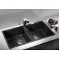 Blanco Zia 9 - Évier en silgranit, 860x500 mm, noir 526029