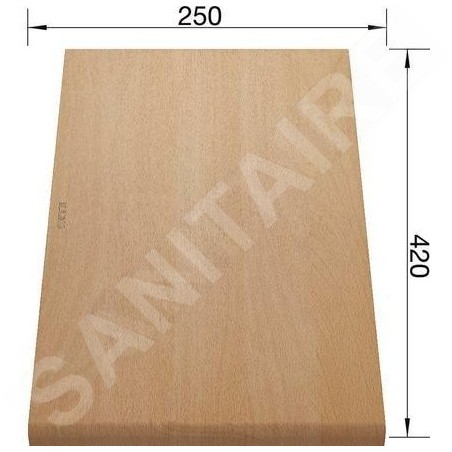 Blanco Accessoires - Planche à découper Dalago, bois de hêtre 232817