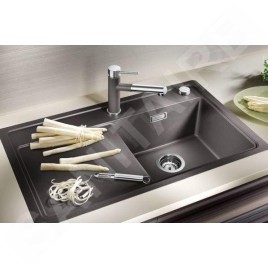 Blanco Zenar 45 - Évier en Silgranit, 860x510 mm, avec commande du vidage, anthracite 523781