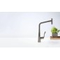 Hansgrohe Metris Select - Mitigeur de cuisine 320 avec sortie extractible, aspect inox 14884800
