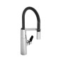 Hansa Fit - Mitigeur d’évier Hybrid, noir/chrome 65282203