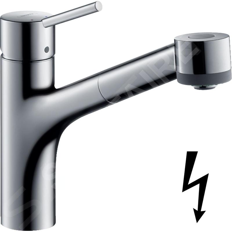 Hansgrohe Talis M52 - Mitigeur d’évier avec douchette extractible, chrome 32842000