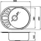 Novaservis Éviers - Évier 450x580 mm, inox DR45/58 Novaservis Éviers - Évier 450x580 mm, inox DR45/58