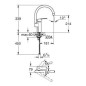 Grohe Eurostyle Cosmopolitan - Mitigeur d'évier avec bec haut 30221002