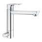 Grohe BauLoop - Mitigeur d'évier avec vanne d'arrêt, chrome 31713000