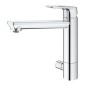 Grohe BauLoop - Mitigeur d'évier avec vanne d'arrêt, chrome 31713000
