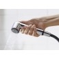 Blanco Wega S - Mitigeur d'évier avec douchette extractible, café / chrome 526424