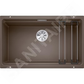 Blanco Etagon 700 - Évier en silgranite, 730x460 mm, avec rails, café 525176
