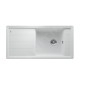 Blanco Faron XL 6 - Évier en silgranite, 1000x500 mm, blanc 524807