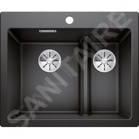 Blanco Pleon 6 Split - Évier en silgranite, 615x510 mm, anthracite 521689