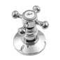 Sapho Reitano Rubinetteria Antea - Mitigeur pour rebord de baignoire, installation à 5 trous, chrome 3881 Sapho Reitano Rubinetteria Antea - Mitigeur pour rebord de baignoire, installation à 5 trous, chrome 3881