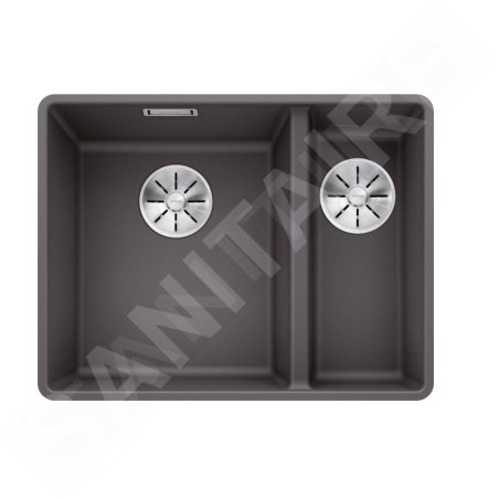 Blanco Subline 340/160 - Évier en silgranite, 552x427 mm, bac à gauche, gris rocher 523569