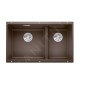 Blanco Subline 480/320 - Évier en silgranite, 855x460 mm, café 523593
