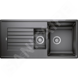 Blanco Zia 6 - Évier en silgranite, 1000x500 mm, avec commande de vidage, anthracite 514740