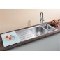 Blanco Axis III - Évier, 1000x510 mm, avec accessoires, InFino, inox 522104
