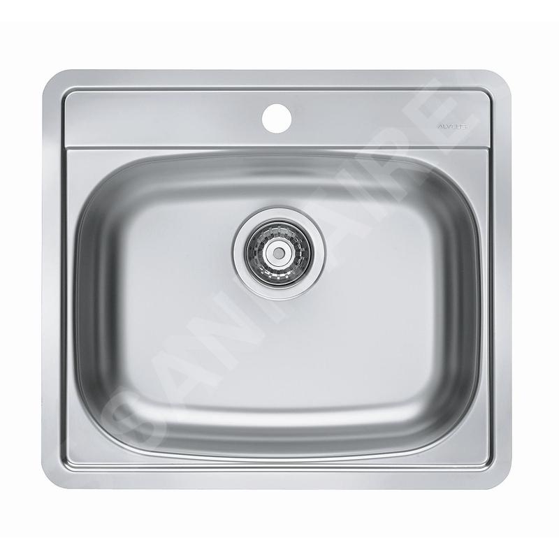 Alveus More - Évier 560x500 mm, inox 1106813