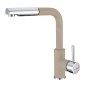 Alveus Siros - Mitigeur d'évier avec bec extractible, beige / inox 1129045