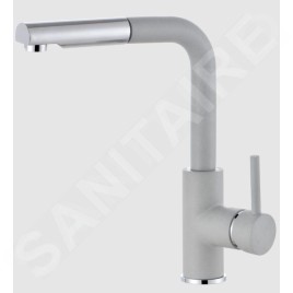 Alveus Siros - Mitigeur d'évier avec bec extractible, concrete / inox 1129044
