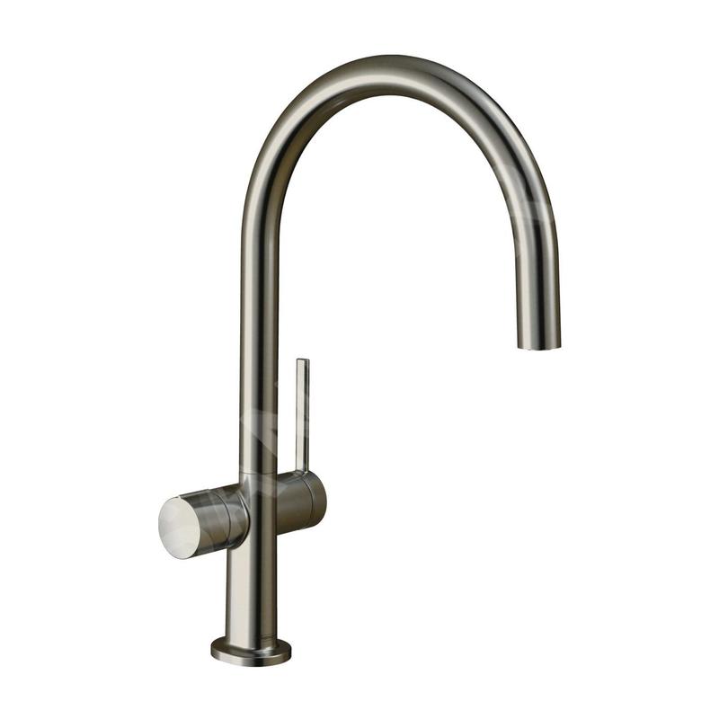Hansgrohe M54 - Mitigeur d'évier Talis 220, avec vanne d'arrêt, aspect inox 72805800