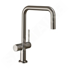 Hansgrohe M54 - Mitigeur d'évier Talis U 220, avec vanne d'arrêt, aspect de l'inox 72807800