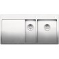Blanco Claron 6 - Évier 1000x510 mm avec commande excentrique PushControl et égouttoir, inox 521645 Blanco Claron 6 - Évier 1000x510 mm avec commande excentrique PushControl et égouttoir, inox 521645