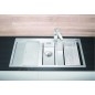 Blanco Claron 6 - Évier 1000x510 mm avec commande excentrique PushControl et égouttoir, inox 521645 Blanco Claron 6 - Évier 1000x510 mm avec commande excentrique PushControl et égouttoir, inox 521645