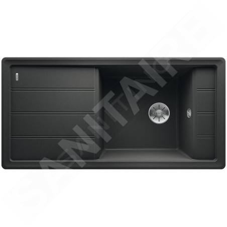 Blanco Faron XL 6 - Évier en silgranit 1000x500 mm, noir 525896