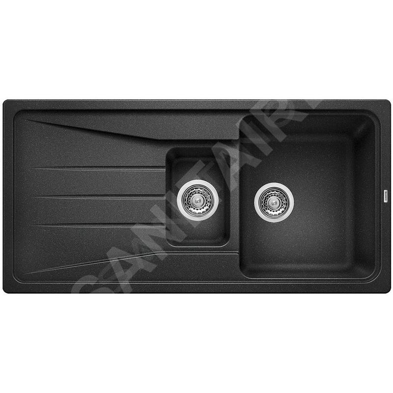 Blanco Sona 6 - Évier en silgranit 1000x500 mm, noir 525975