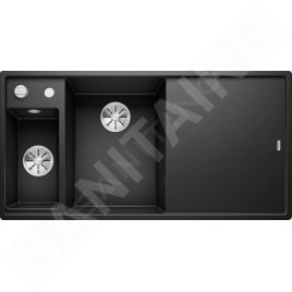 Blanco Axia III 6 - Évier en silgranit 1000x510 mm, avec commande de vidage et accessoires, noir 525849