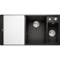 Blanco Axia III 6 - Évier en silgranit 1000x510 mm, avec commande de vidage et accessoires, noir 525850