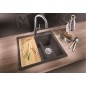 Blanco Pleon 6 Split - Évier en silgranit, 615x510 mm, noir 525955