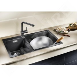 Blanco Pleon 9 - Évier en silgranit, 860x500 mm, noir 525958