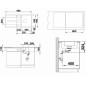 Blanco Metra 6 - Évier en silgranit, 990x490 mm, avec commande de vidage et accessoires, noir 525929