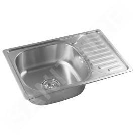 Aqualine Éviers - Evier, 660x420 mm, acier inoxydable AQ6642B