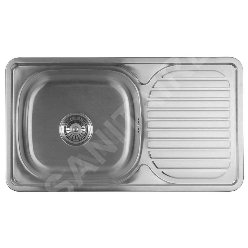 Aqualine Éviers - Evier 760x420 mm, acier inoxydable AQ7642B Aqualine Éviers - Evier 760x420 mm, acier inoxydable AQ7642B