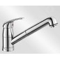 Blanco Daras S-F - Mitigeur d’évier avec douchette extractible, à basculer sous la fenêtre, chrome 521752