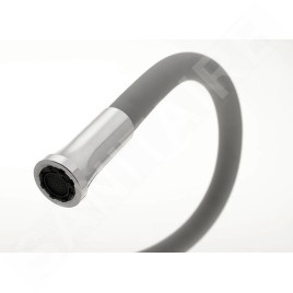 Sapho Robinetterie - Mitigeur d'évier Sili avec bras flexible, argent/chrome SR414