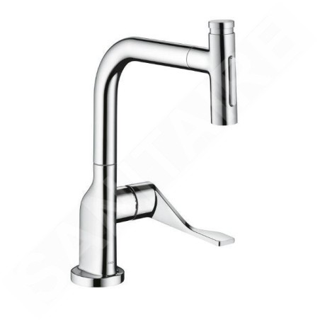 Axor Citterio - Mitigeur d'évier avec douchette extractible, sBox, chrome 39862000
